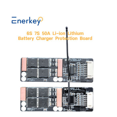 comprar Armazenamento de energia Bateria de lítio BMS 6S 7S 50A Para célula de triciclo elétrico BMS 24V Fabricação em linha