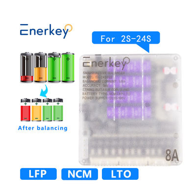 comprar Enerkey Smart Active Balancer 8a 24s 1A-8A Smart Equalizer para armazenamento comercial de energia Fabricação em linha