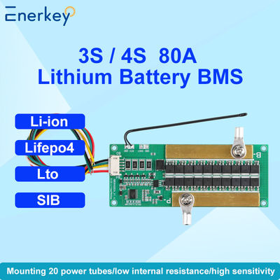 comprar Enerkey Standard NMC/LFP/LTO/SIB BMS 3S 4S 10A-80A Pico 150A com NTC e BMS de hardware de célula de equilíbrio Fabricação em linha