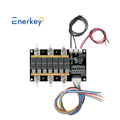 comprar Enerkey Hardware BMS 200A 5S 6S 7S 12V 24V Bateria Proteção Board Com Balanço Passivo e NTC Fabricação em linha