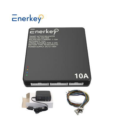 10W Consumo de energia Balanceador ativo preto inteligente 8A 4S 8S 16S 17S 24S Smart BMS para ferramenta de potência
