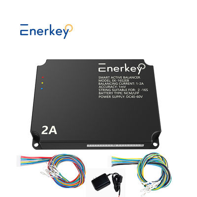 Enerkey BMS Smart Balancer 2A Balance ativo 4S 8S 16S 200A 2V-100V para Power Bank Lifepo4/bateria Li-ion