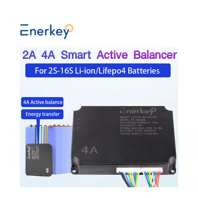 Enerkey 5TH Balanceador ativo para Lifepo4 / Bateria de iões de lítio equalização em 8S 10S 14S 16S