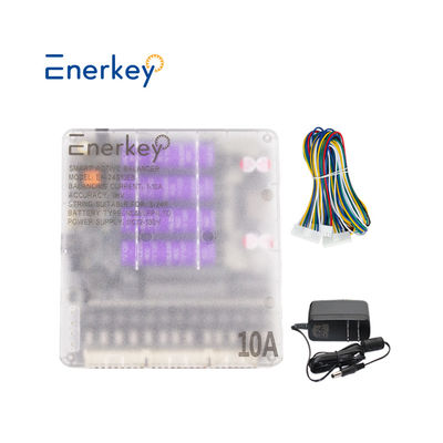 Enerkey 10a Battery Cell Balancer 24s Smart Lithium Equalizer para Sistema de Armazenamento de Energia