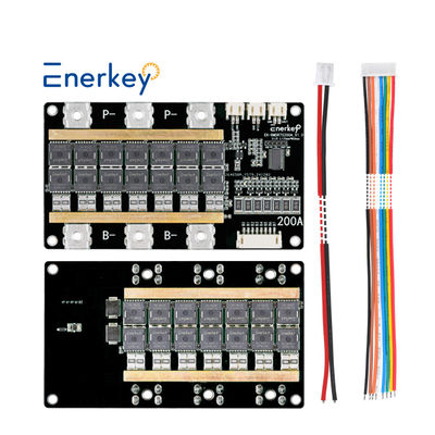 Enerkey 5s 6s 7s 200A PCBA BMS de alta potência para 24V 25,2V Li-ion/Lifepo4/Lto/SIB Bateria Pack