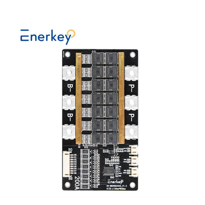 Enerkey BMS 3S 4S 5S 6S 7S 8S BMS Balanço Corrente Contínua 200A Lifepo4 Li-ion LTO SIB Bateria