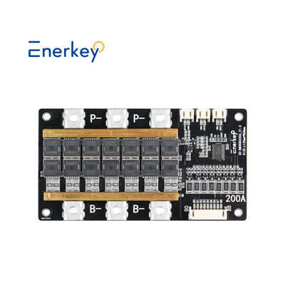 Enerkey 3S 200A Bateria de Lítio BMS LiFePO4/Li-ion/Lto/SIB Protect Board com Balance para Automóvel Eletrônico