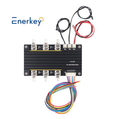 Enerkey 3.7V Li-ion Lifepo4 7S 24V 200A BMS Portão comum com medida de temperatura de balança para empilhadeira elétrica