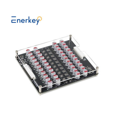 Enerkey Lithium Battery Cell Balancer com Equalizador Ativo Acrílico 5A 17S 18S 19S 20S 21S para Armazenamento de Energia Externa