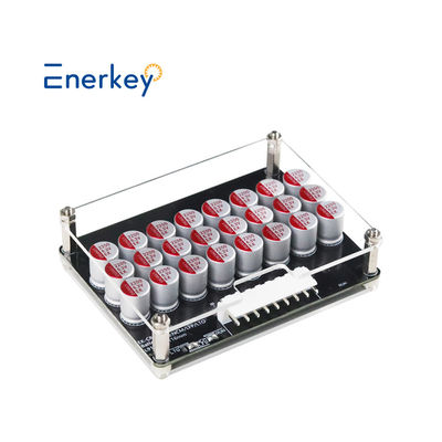 Enerkey 5A 6S 7S 8S Equilibrador ativo com placa acrílica Li-ion/Lto/Lifepo4 Equalizador de bateria para triciclo elétrico