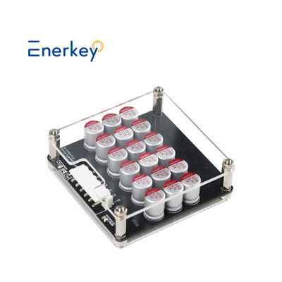 Enerkey 4S 5S 6S 5A Balanceador de condensadores com caixa acrílica Li-ion/Lto/Lifepo4 Equalizador ativo para carrinhos de golfe