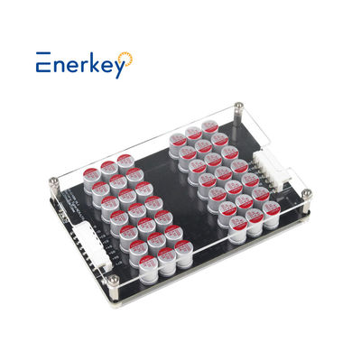 Enerkey 5A Lifepo4 Balancer com acrílico 9s 10S 11S 12S 13S 14S Iônio de lítio Equalizador ativo para sistema de armazenamento doméstico