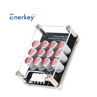 Enerkey 3S-4S 5A Bateria Equalizador ativo com placa acrílica Li-ion/Lto/Lifepo4 Bateria Balancer para E-bike